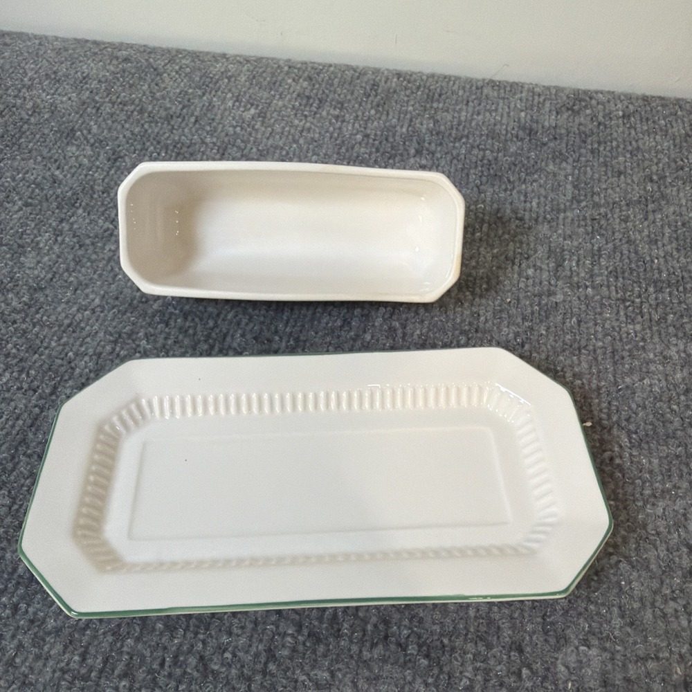 Vintage 1979 Nikko Christmastime Butter Dish - Picture 4 of 6